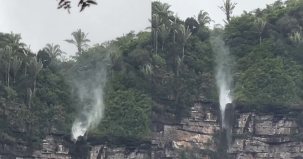 Fenômeno em cachoeira do Ceará viraliza nas redes sociais