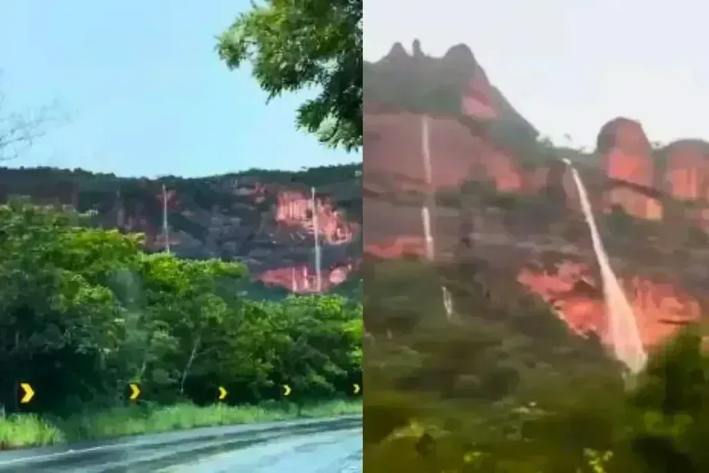 Chuvas revelam cachoeiras temporárias e encantam turistas na Ch… e acende alerta em destaque